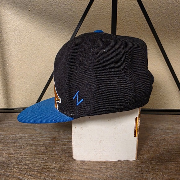 Vtg University of Kentucky Wildcats Zephyr Z Hat NCAA Black Blue Snapback Cap - Picture 2 of 7